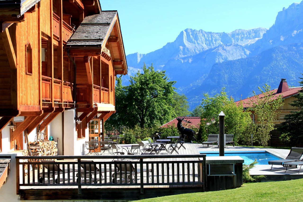 Le Cerf Amoureux Chalet Prive & Spa Sallanches Luaran gambar